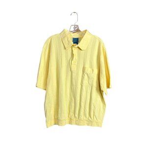 Tropi-Cool XLG RG Mens Short Sleeve Banded Hem Knit Polo Casual Shirt VTG